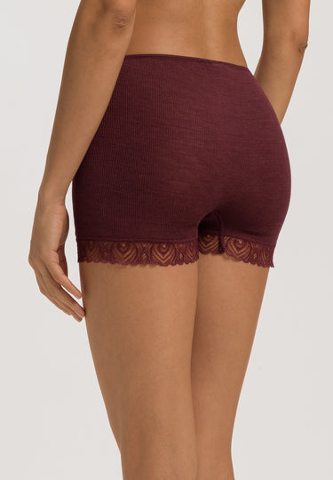 Woolen Lace Lace Trim Wool And Silk Boyleg | Vivid Brown 70832-2421